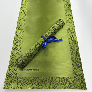 Pañuelo para la Cabeza Sego 3D Suizo Original Hayes, Pañuelo Nigeriano Aso Oke, Fábricas Nigerianas - Product Image 1