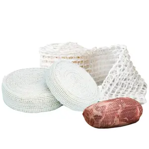 10M Gerookt Vlees Sok Elastische Gevogelte Ham Gaas Roll Wrap Net Slager Touw Vlees Binden Koken Gaas