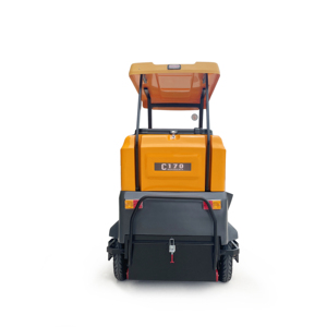 รถกวาดถนนแบบนั่งขับรุ่นใหม่ Mini 48V ของโรงงานนานโบ  สามารถวิ่งบนถนนจราจรหนาแน่นได้ ใช้งานง่าย พร้อมแปรงด้านข้าง รุ่น Ride-on S - Product Image 5