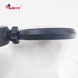 Junye Rétroviseur de vélo convexe réglable à fixer sur le guidon noir 9 cm en ABS - Product Image 4