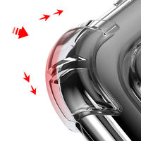 Casing HP Anti-Shock untuk iPhone 18 Pro Max, Case Silikon Lembut TPU Anti-Shock, Cover Transparan
