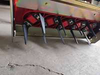 Nouveaux produits 2022 : herse rotative avec semoir montée sur mini-tracteur agricole à deux roues, transmission intégrale, tracteur multifonctionnel à marche