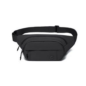 Riñonera Deportiva Unisex para Correr, Fitness, Bandolera, Riñonera con Orificio para Auriculares, Cierre de Cremallera, Forma de Barril, Hecha de Oxford - Product Image 4