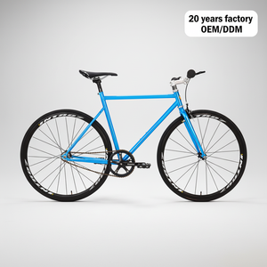 Bicicleta de Piñón Fijo 700c con Cuadro de Acero Cromado y Frenos V-Brake, Diseño Nuevo 2026, Bicicleta Urbana para Adultos - Product Image 1