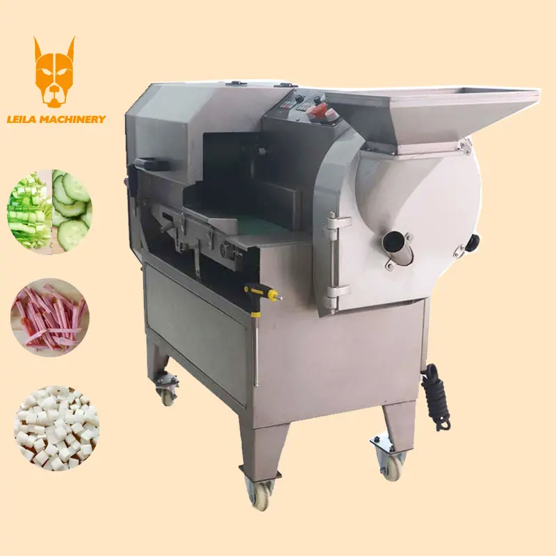 LEILA Fries Fruit Vegetable Cube Cutter Cutting Machines Multiple Vegetable Slicer Cutter Machine