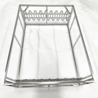 Plaque de maille en acier inoxydable personnalisée CNC Découpe laser Soudage Support métallique Cadre Tôle Fabrication Pièces d'usinage