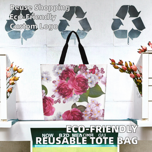 <span class=keywords><strong>Sac</strong></span> de shopping réutilisable écologique personnalisé à la mode avec poignée d'épaule, <span class=keywords><strong>sac</strong></span> cadeau en tissu non tissé recyclé - Product Image 2