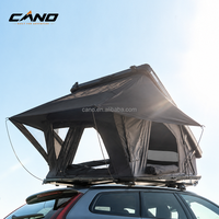 Tente de toit escamotable avec fenêtre panoramique, légère, imperméable, coque rigide, idéale pour le camping en SUV et les voyages tout-terrain