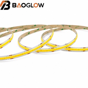Bande LED COB à faible MOQ, 2,5 cm de large, coupable toutes les 3 lignes, sans chute de tension, 608D/m, DC24V, 14W/m, PCB électroplaqué 8/10mm, lumière réglable 2700K-6500K - Product Image 4