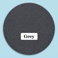 Tissu en maille côtelée gris en polyester, matière textile texturée extensible pour la confection de vêtements et de mode (vente en gros)