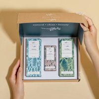 Emballage cosmétique en carton ondulé avec logo personnalisé, boîte à lettres, insert d'expédition, boîte en papier imprimée