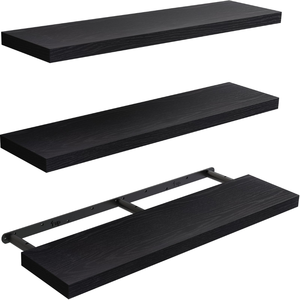 22.5 pouces étagères <span class=keywords><strong>en</strong></span> <span class=keywords><strong>bois</strong></span> rustique minimaliste mural <span class=keywords><strong>pour</strong></span> chambre salle de bain salon cuisine armoire outils sculptés Technique - Product Image 2