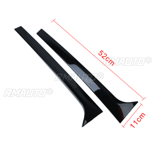 1 Pair Glossy Black Rear Window Side Spoiler Canard Canards Splitter for Skoda Octavia Estate 2014-2019 Car Accessories - Product Image 2