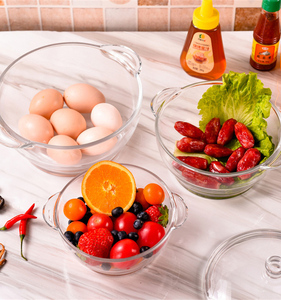 En gros Transparent Résistant À La Chaleur Accepter Four À Micro-ondes Pot En Verre Soupe Salade Nouilles Bol De Chauffage Spécifique Bol - Product Image 5