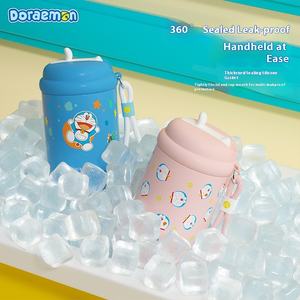 Autentico Doraemon in acciaio inox Tumbler nome comune ad alto valore di colore cartone animato divertente pino <span class=keywords><strong>Con</strong></span> Thermos Cup per gli studenti bambini - Product Image 2