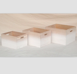 wooden box and wood crate