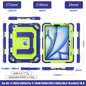 <span class=keywords><strong>Custodia</strong></span> per Tablet in Silicone + PC per Bambini, Cover Posteriore Economica per <span class=keywords><strong>Apple</strong></span> <span class=keywords><strong>iPad</strong></span> <span class=keywords><strong>Air</strong></span> 11 - Product Image 6