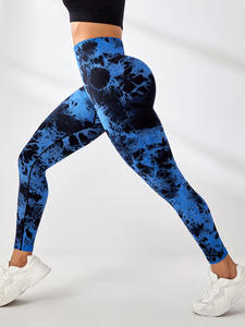नई टाई डाई लेगिंग सहज बट स्क्रैच लेगिंग बूटी टाई डाई सॉफ्ट टाइट्स महिलाएं महिलाओं के लिए योग पैंट को धक्का दे रही हैं - Product Image 6