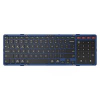 Tastiera Pieghevole OEM ODM Wireless a 4 Canali Multi-Dispositivo Ricaricabile con Touchpad e Tastierino Numerico Portatile da Viaggio
