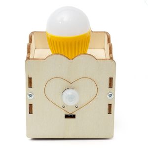 Kit de lampe de bureau intelligente à économie d'énergie OKYN-G5762, à détection de présence humaine en bois, pour l'étude, la lecture, la lampe de chevet - Product Image 1