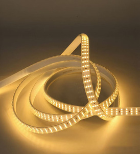 ไฟแถบ LED SMD 2835 กันน้ำ IP67 220V แบบยืดหยุ่น ตัดได้ แสงวอร์มไวท์ แสงคูลไวท์ สำหรับตกแต่งอาคาร - Product Image 1