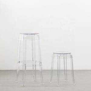 Hot bán rõ ràng pha lê PC kursi nhựa trong suốt thanh ghế <span class=keywords><strong>Acrylic</strong></span> thanh phân - Product Image 2