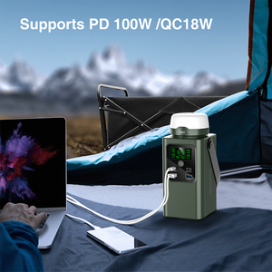 Estación de Energía Portátil de Carga Rápida de 100W, 62000mAh, 198.4WH, Batería Externa LiFePO4, Generador Solar para Emergencias en el Hogar, Venta al Por Mayor - Product Image 2