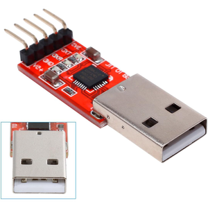 CP2102 โมดูลแปลง USB เป็น TTL 5PIN แบบอนุกรม, อะแดปเตอร์ดาวน์โหลด UART STC, 3.3V/5V พร้อมสายจัมเปอร์ - Product Image 2
