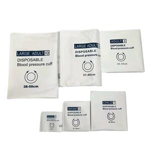 Monitor médico com recém-nascidos/adultos manguito pressão arterial único tubo não tecido tecido alça de braço pressão arterial descartável - Product Image 1