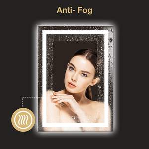 Miroir mural anti-buée éclairé Ip44 pour salle de bain Miroir intelligent rétroéclairé pour <span class=keywords><strong>douche</strong></span> et bain avec <span class=keywords><strong>éclairage</strong></span> - Product Image 4