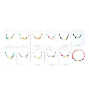 Angelina Beaded <b>Bracelet</b> <b>Set</b> Stainless Steel Shell Bohemian Style 12Pcs Unisex Gift Jewelry - Product Image 1