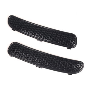 Convient pour BMW <span class=keywords><strong>MINI</strong></span> COOPER R50 R52 <span class=keywords><strong>R53</strong></span> GAUCHE ET DROITE ENSEMBLE Noir Capot Vent Grille Grill 51137122506 51137122505 - Product Image 1