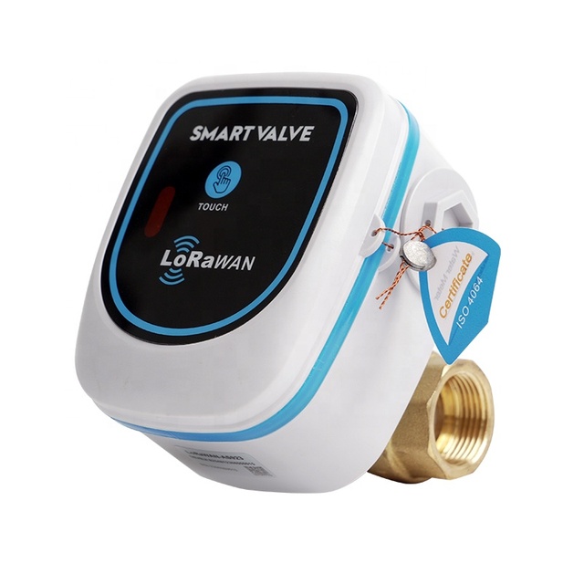 Electric Metering Brass Ball Valve LoRaWAN Actuated DN15-DN32 Threaded Connection 1.0-1.6MPa Water/Gas Medium OEM