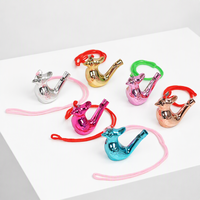 Sifflet d'oiseau en céramique coloré avec cordon, jouet pour enfants, souvenir de voyage, cadeau de fête, vente en gros