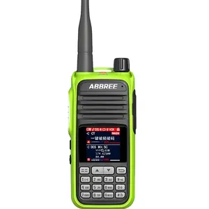 ABBREE AR-730 Air Band Walkie Talkie sem fio, scanner de frequência de cópia, rádio amador de aviação, rádio bidirecional