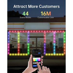 Bande lumineuse LED décorative LemonNova 20FT, étanche, contrôle par application, éclairage intelligent pour la maison, utilisation intérieure et extérieure - Product Image 2