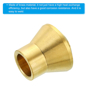 Conectores distribuidores de latón y cobre pulido al por mayor con entrada de 5/8 y shunt de 1/2 <span class=keywords><strong>para</strong></span> sistemas de aire acondicionado y refrigeración - Product Image 5