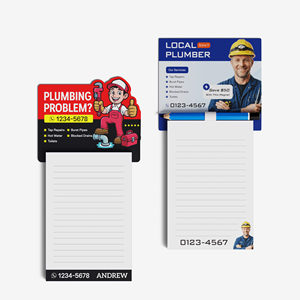 Blocco Note Magnetico Promozionale per Frigorifero Marca LIUSHUN, Design Personalizzato, Memo Adesivi per Idraulici, Manutentori e Manutenzione Domestica - Product Image 2