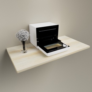 Nổi Kệ phần cứng kit, thép cán nguội khung hiện đại trong màu đen/trắng, vô hình <span class=keywords><strong>Wall</strong></span> <span class=keywords><strong>Mount</strong></span> cho Diy - Product Image 3