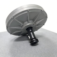 Générateur à aimant permanent à axe vertical 5000W 300 tr/min sans noyau 220V 380V pour éolienne verticale DIY