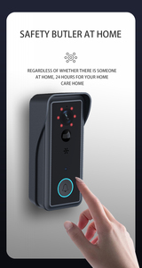 <span class=keywords><strong>2022</strong></span> smart wifi sans fil étanche accueil anneau porte cloche avec travail de la caméra avec tuya avec google maison et Alexa 1080P porte caméra - Product Image 2