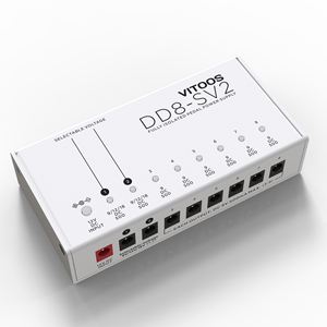 Pédale d'effets VITOOS DD8-SV2 ISO8, mise à niveau, alimentation, filtre entièrement isolé, réduction du bruit de ripple, effet numérique haute puissance - Product Image 2