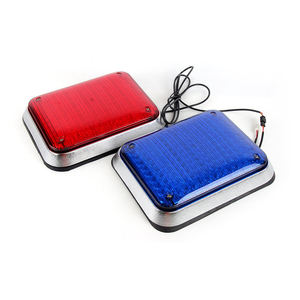 Feux stroboscopiques LED 12V-24V 270x210mm Rouge/Bleu/Blanc/Ambre, feux d'avertissement d'urgence à montage en surface pour ambulance, camion de pompiers, véhicule - Product Image 4