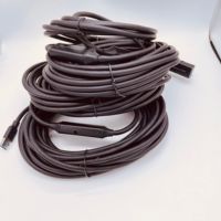 Rallonge usb 5Gbps de 25 mètres avec 4 pièces, cordon d'extension, noir, livraison gratuite