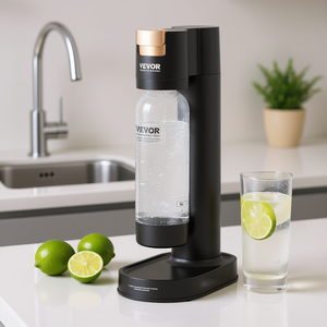 Machine à eau gazeuse Vevor 60L compatible avec les bouteilles de CO2, manuelle, pour usage domestique, sans BPA, bouteilles en PET - Product Image 2