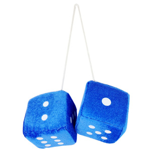 Bán Buôn Giá Rẻ Màu Xanh Lá Cây <span class=keywords><strong>Fuzzy</strong></span> Plush <span class=keywords><strong>Dice</strong></span> Hàng Tồn Kho Đồ Chơi Treo - Product Image 2