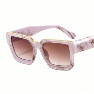 Gafas de Sol Cuadradas con Marco Grande y Estampado Colorido para Hombre y Mujer, Protección UV400, Novedad de Moda 2022 - Product Image 6