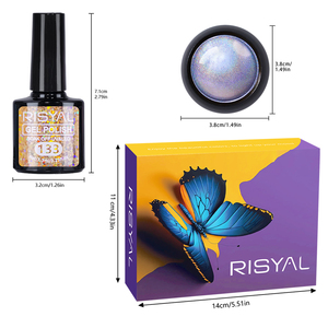 Kit de vernis à ongles semi-permanent 8 couleurs 7,3 ml en gros, vegan, avec logo personnalisé, pour marque privée - Product Image 6