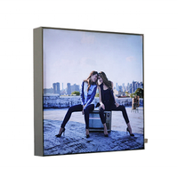Profil en aluminium, impression unique, rétroéclairage LED, boîte lumineuse publicitaire portable, montage mural personnalisé, SEG
