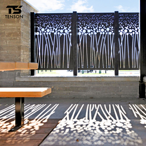 แผงบันไดสเตนเลสราวบันไดสำหรับตกแต่งสวนกลางแจ้งด้วยเลเซอร์ - Product Image 6